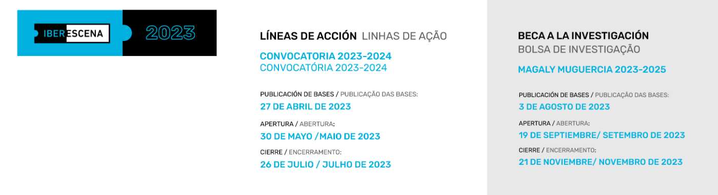 LÍNEAS DE ACCIÓN 2023 DE IBERESCENA